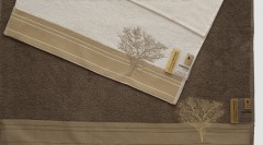 Полотенце махровое Унисон "Paradise" (хлопок, размер 70х140, цвет коричневый) - Фото 1