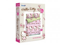 Детский комплект постельного белья «Hello Kitty» (1,5-спальный, ранфорс, 1 наволочка 50х70) - Фото 1