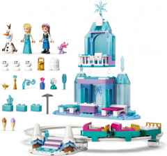 Конструктор Disney Princess 43281 Ледяной замок Эльзы и снежная горка. Elsa's Ice Castle & Snow Ride Adventure - Фото 8