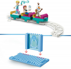 Конструктор Disney Princess 43281 Ледяной замок Эльзы и снежная горка. Elsa's Ice Castle & Snow Ride Adventure - Фото 11