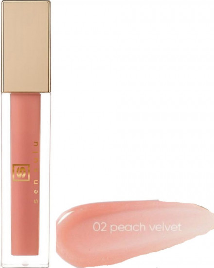 Блеск для губ, тон 02 Peach Velvet