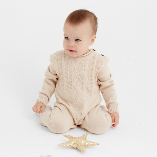 Комбинезон детский вязаный 