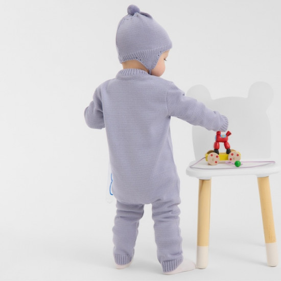 Комбинезон детский вязаный 