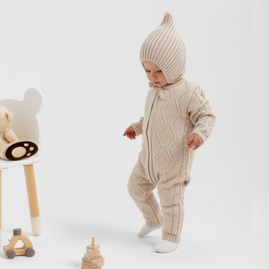 Комбинезон вязаный детский 