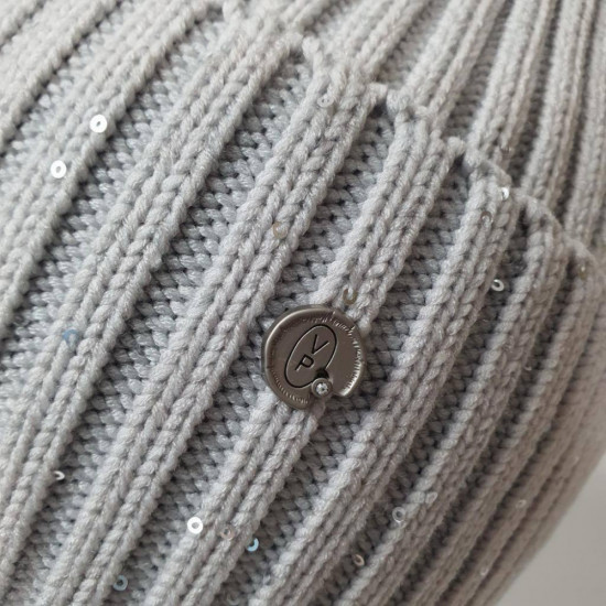 Шапка женская с отворотом «Кристалл»