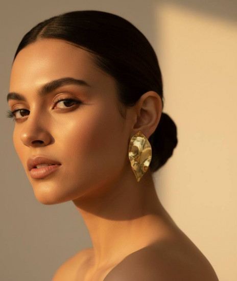 Серьги «Золотые листья»