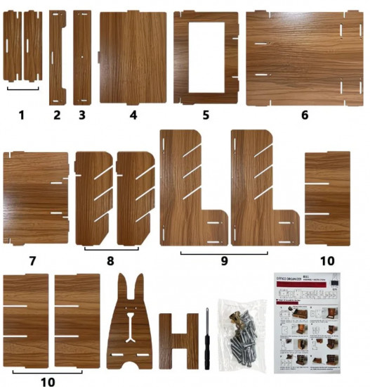 Органайзер деревянный