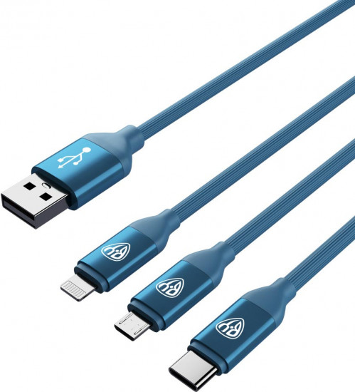 Кабель для зарядки 3в1 iP-micro USB-Type-C