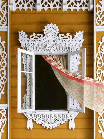 Комплект штор с подхватом «Матрешка»