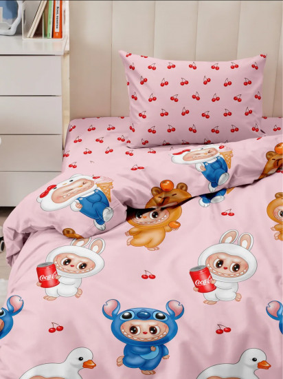 Комплект постельного белья «Cherry Labubu»