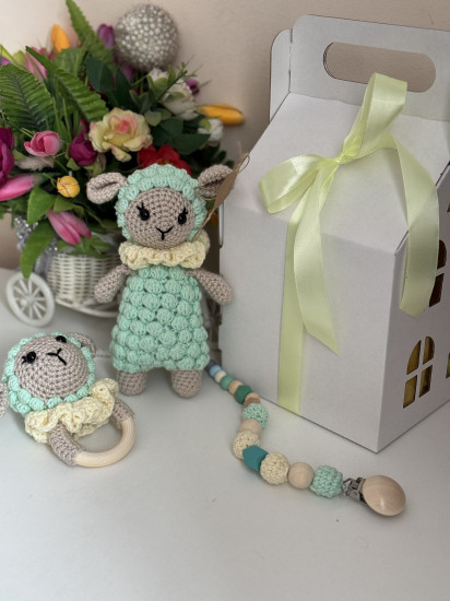 Набор подарочный для новорожденных «Барашек»