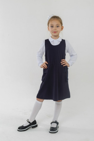 Школьное платье-сарафан для девочек «Sasha»
