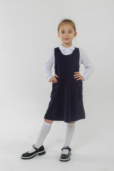 Школьное платье-сарафан для девочек «Sasha»