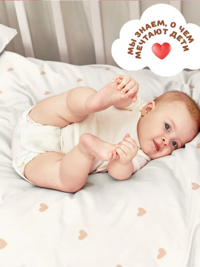 Комплект детского постельного белья «Сердечки»