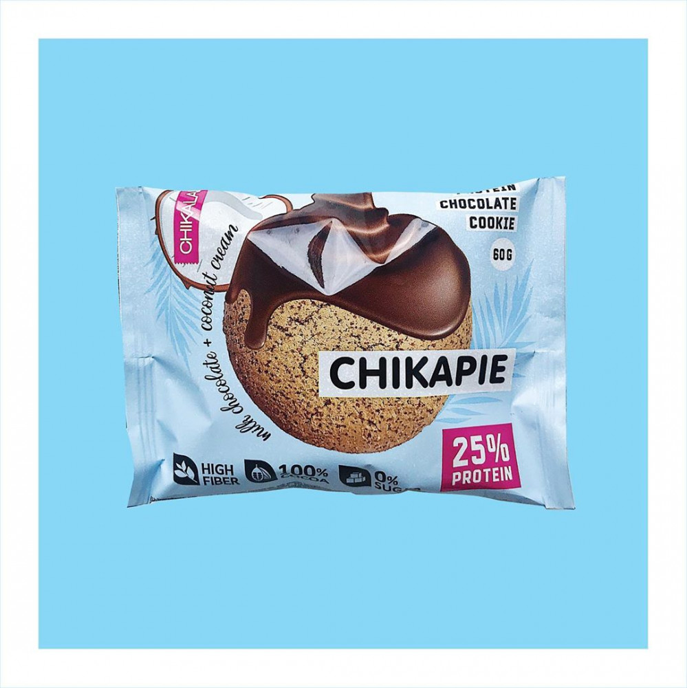 Печенье протеиновое «Кокос с начинкой», кокос — Chikapie — Chikalab
