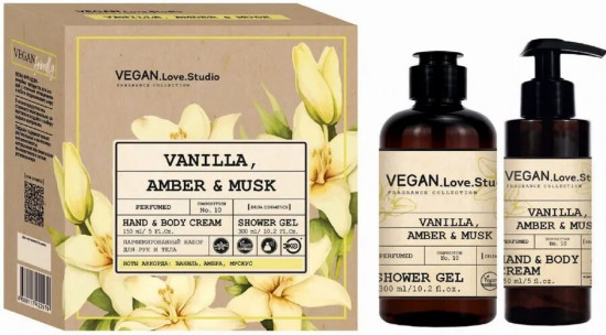 Подарочный набор для женщин «Vanilla, Amber, Musk. Ваниль, амбра, мускус»