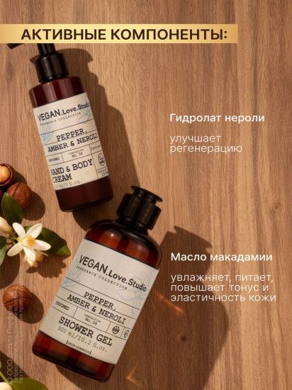 Подарочный набор для женщин «Pepper, Amber, Neroli. Перец, амбра, нероли»