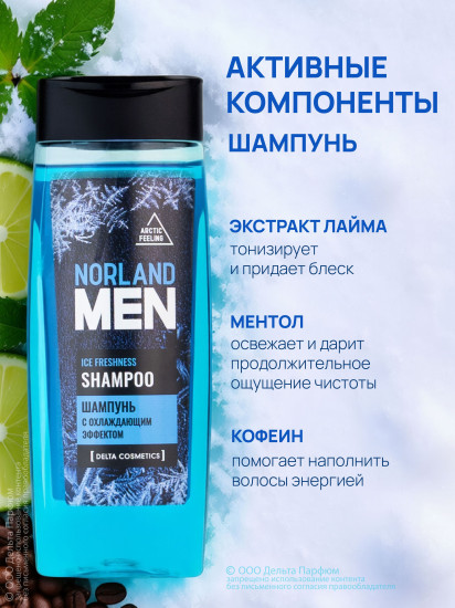 Набор подарочный для мужчин «Norland Men Ice Freshness»