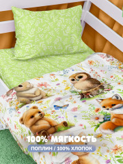 Комплект постельного белья «Лесные зверята» - Фото 5