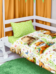 Комплект постельного белья «Лесные зверята» - Фото 7