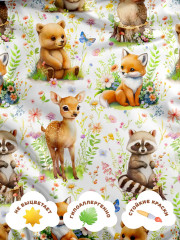 Комплект постельного белья «Лесные зверята» - Фото 9