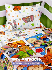 Комплект постельного белья «Зверополис» - Фото 6