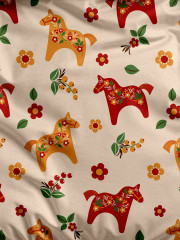 Комплект постельного белья «Расписные лошадки» - Фото 9