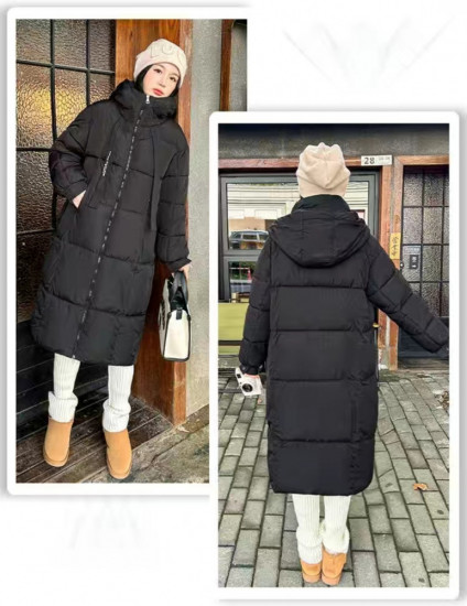 Женская зимняя куртка с капюшоном