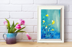 Картина-миниатюра маслом «Мгновение легкости» - Фото 3