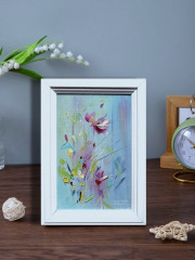 Картина-миниатюра маслом в раме «Магия легкости» - Фото 1