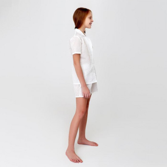 Рубашка с коротким рукавом для девочек