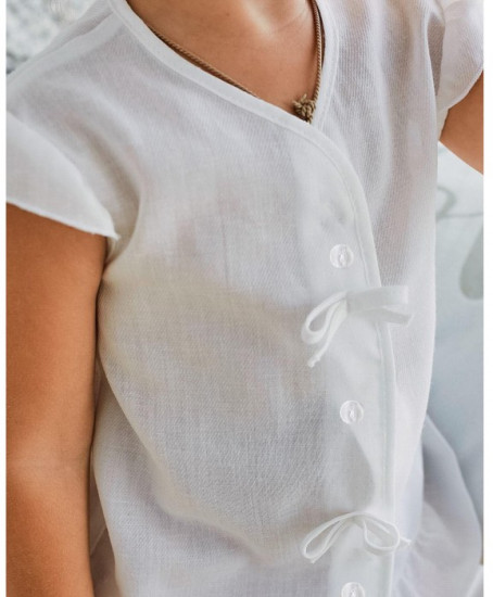 Рубашка для девочек с коротким рукавом