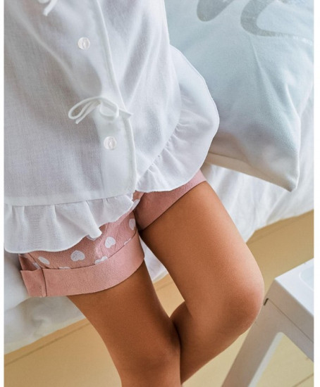 Рубашка для девочек с коротким рукавом