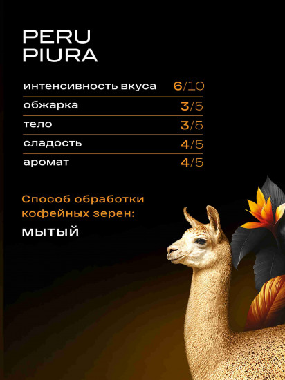 Кофе молотый в дрип-пакетах с нотами красных ягод и какао «Peru Piura»