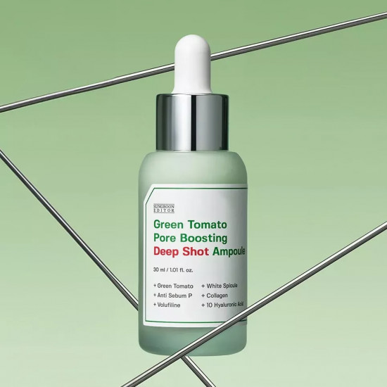 Сыворотка для лица «Sungboon Green Tomato Pore Boosting Ampoule»