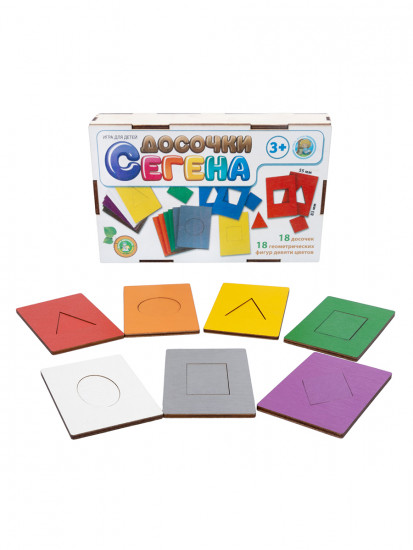 Развивающая деревянная игра «Досочки Сегена»