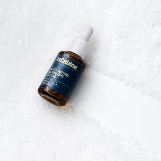 Сыворотка омолаживающая с пробиотиками, свертиамарином и L-карнозином «Anti-Aging Reviving Elixir»