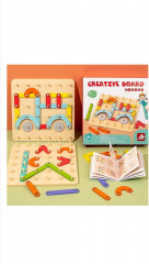 Геоборд конструктор детский «Creative board» - Фото 4