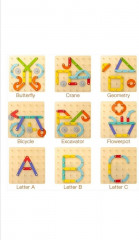 Геоборд конструктор детский «Creative board» - Фото 9