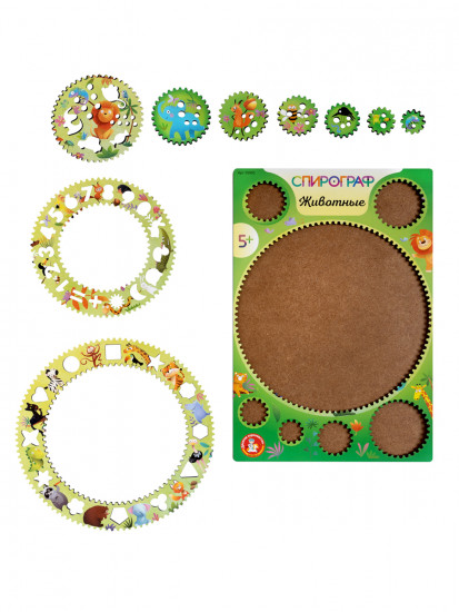 Игра развивающая «Спирограф. Животные»