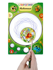 Игра развивающая «Спирограф. Животные» - Фото 4