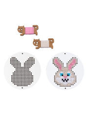 Набор для творчества. Вышивка по деревянным трафаретам «Портретная галерея» - Фото 2