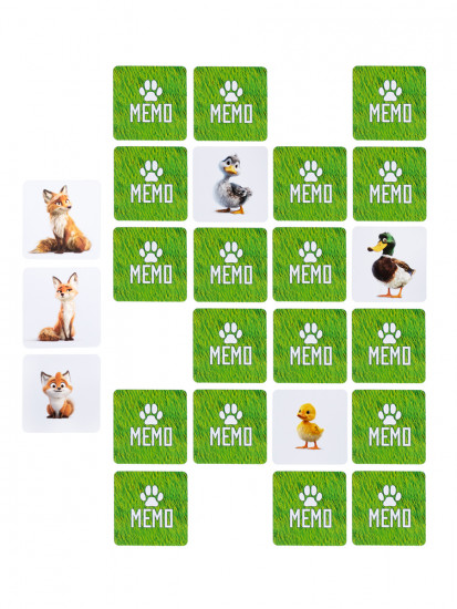 Настольная игра «Мемо. Мама, папа и малыш»