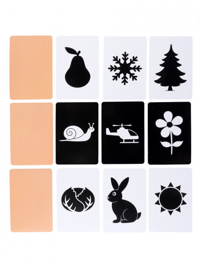 Настольная игра «Обучающие черно-белые карточки»