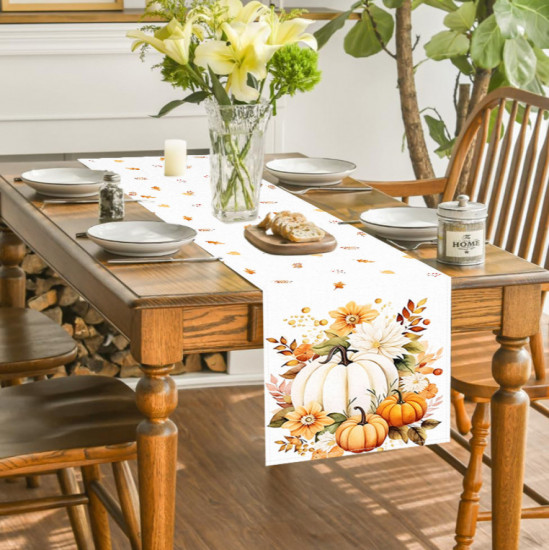 Дорожка на стол «Тыквы»