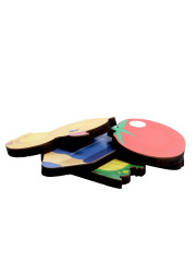 Развивающая игра из дерева на липучках «Цвет в банке» - Фото 1