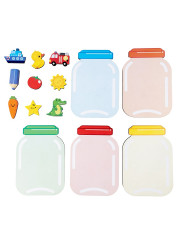 Развивающая игра из дерева на липучках «Цвет в банке» - Фото 4