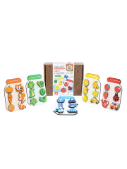 Развивающая игра из дерева на липучках «Цвет в банке» - Фото 5