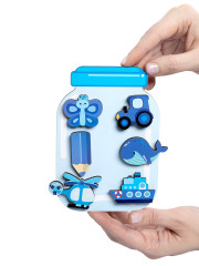 Развивающая игра из дерева на липучках «Цвет в банке» - Фото 6