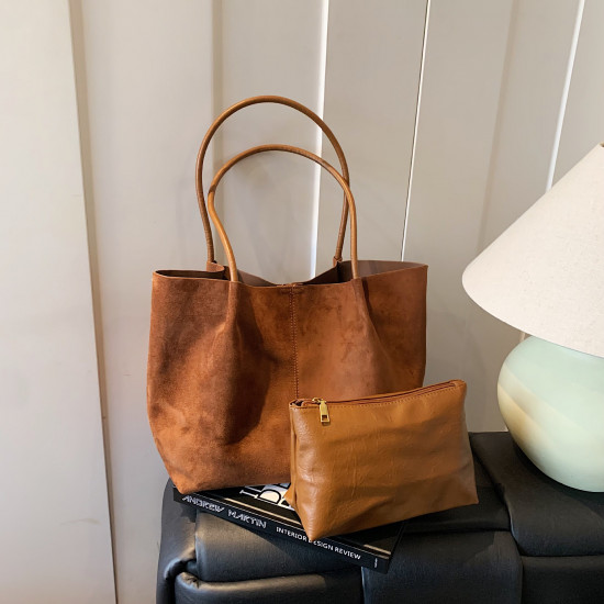 Женская сумка-шопер с косметичкой